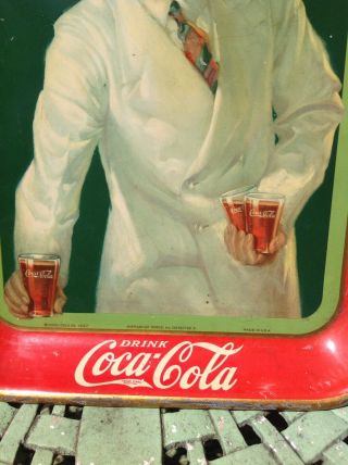 1927 Coca Cola Serving Tray SODA JERK 4