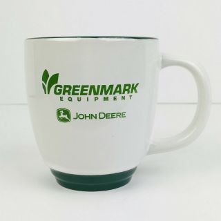 John Deere Green And White Coffee Mug/cup Ceramic