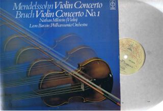 Emi Cfp 40374 Uk Nm Milstein - Violin Concertos Mendelssohn & Bruch