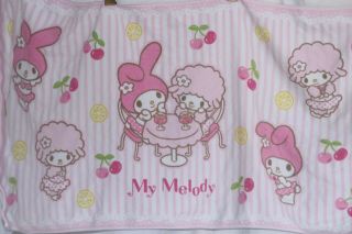 My Melody 100 Cotton Made In Japan Bath Towel Sanrio Smiles