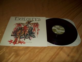 The Exploited Jesus Is Dead 12 " Ep 1st Press Combat Core Records 1986 Punk Gbh