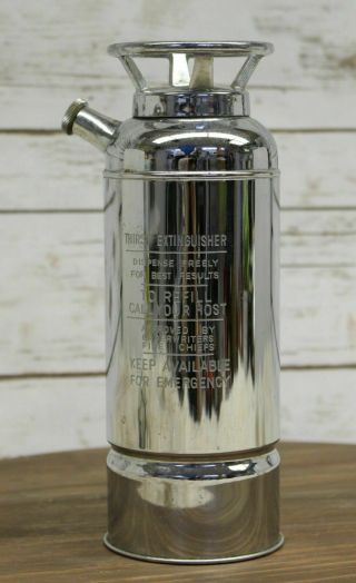 Vintage Musical Thirst Extinguisher Cocktail Shaker Fire Extinguisher Japan