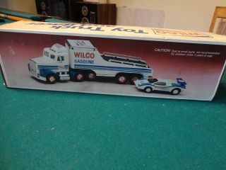Wilco Gasoline Toy Truck And Friction Racer 1992