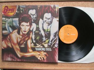 David Bowie - Diamond Dogs 1974 Lp Apl1 0576