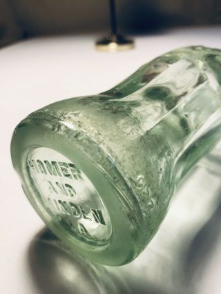 HOMER & MINDEN LA (Louisiana) Patent 1915 Coca Cola Hobbleskirt Soda Coke Bottle 7