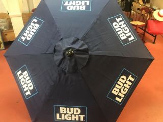 Bud Light 8 Foot Beer Umbrella Market Patio Style Huge