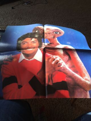 E.  T.  & MICHAEL JACKSON box set,  Collectors Ed Soundtrack LP Poster Media Book 7