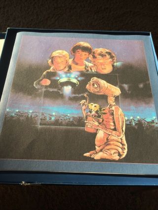 E.  T.  & MICHAEL JACKSON box set,  Collectors Ed Soundtrack LP Poster Media Book 8