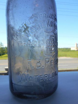 Rare Quart Soda - Crystal Springs Bottling,  Waterloo,  Quebec,  Canada 2