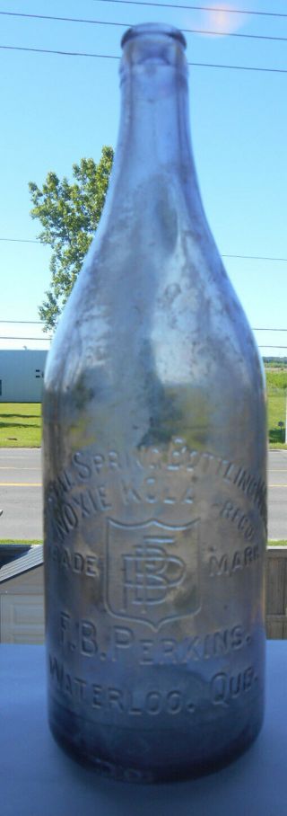 Rare Quart Soda - Crystal Springs Bottling,  Waterloo,  Quebec,  Canada 4