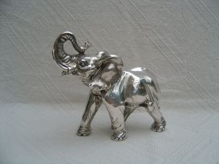 999 Sterling Silver Figure / Figurine - Elephant
