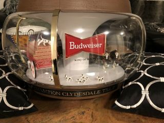 Budweiser World Champion Clydesdale Team Revolving Carousel