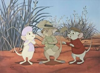 Disney Animation Limited Edition Cel From The Rescuers Down Under