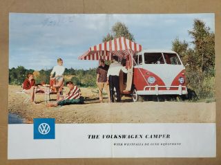 Early 1960s The Volkswagen Camper With Westfalia De Luxe Equipment Brochure