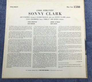 Cool Struttin ' with Sonny Clark / Mono / Ear and RVG / NM - plus archival cond. 2