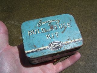 Ford Motor Co.  Automobile Tool Box Bulb Fuses Promo Accessory Vintage