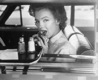 Philippe Halsman (1906 - 1979) - Marilyn Monroe,  At The Drive - In 1952 Photo Orig