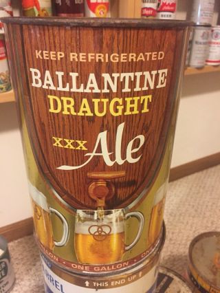 Ballantine Draught Xxx Ale Gallon Beer Can,  Ballantine And Sons,  Newark,  Nj