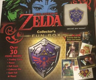 The Legend Of Zelda Collectors Fun Box Limited Edition Midna Shield Pin Twilight