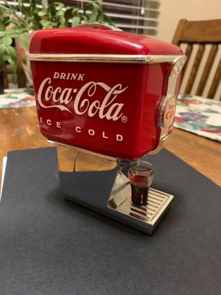 1997 Coca Cola Fountain Dispenser Piggy Coin Bank
