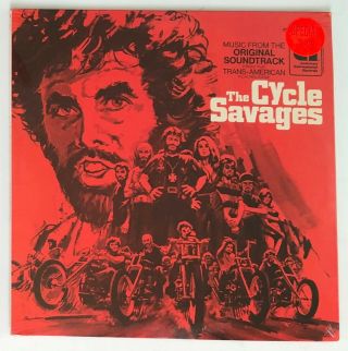 1970 Fuzz Psych Rock Soundtrack Lp / The Cycle Savages / St - A - 1033