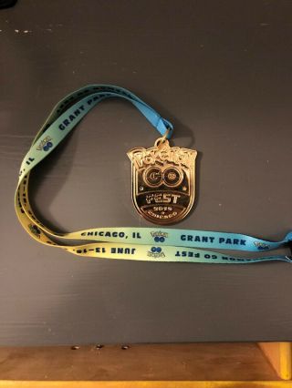 Pokemon Go Fest Chicago 2019 Medal Battle Arena Champion Reward