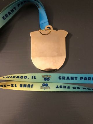 Pokemon Go Fest Chicago 2019 Medal Battle Arena Champion Reward 3