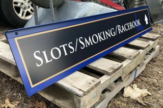 Newport Grand Casino 60”x10” Sign Slots/smoking/racebook