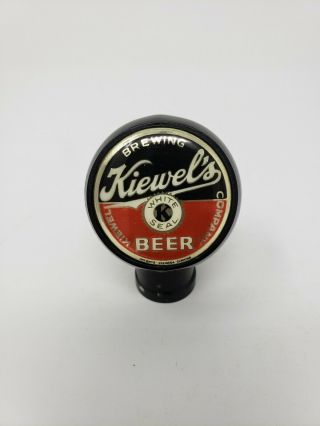 Kiewels White Seal Beer Ball Tap Knob Marker Mn