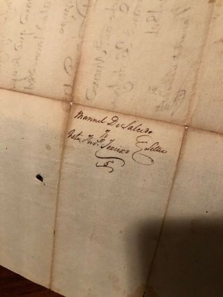 1801 Salcedo Document - Last Spanish Governor of Louisiana (Orleans) 4