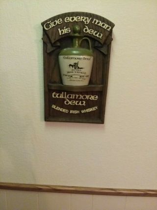 Tullamore Dew Blended Whiskey Wall Sign/plaque