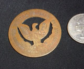 Evansville,  IND Trade Token.  White & Felthaus at 7th & Main 10 cents in trade 3