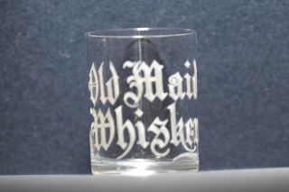 Pre Pro Prohibition Shot Glass Old Maid Whiskey