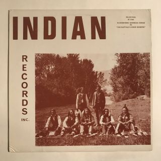 Rare 16 Shoshone Bannock Songs Lp Indian Records Inc Ir 1160 Private Native Vg,