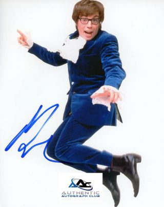 Mike Myers Autograph Signed 8x10 Photo Austin Powers