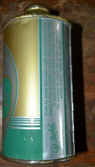 Beverwyck Irish Brand Cream Ale IRTP Low Profile Cone Top Beer Can 2