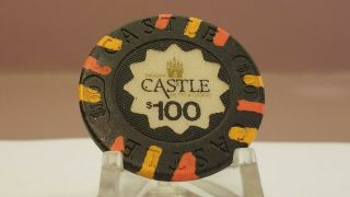 Trump Castle Rare 100.  00 Atlantic City Nj Chip.  Chip Convention Find