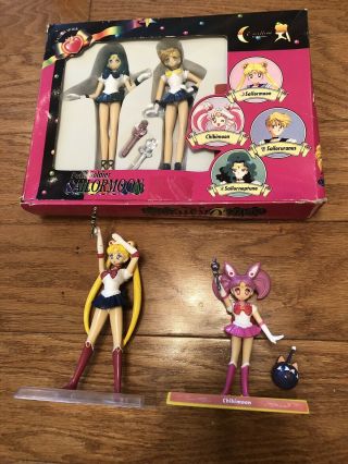 Sailor Moon Petit Soldier Figure Doll Set - Moon,  Chibi Usa,  Uranus,  Neptune