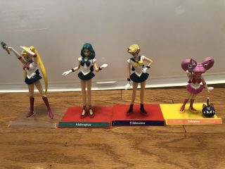 Sailor Moon Petit Soldier Figure Doll Set - Moon,  Chibi Usa,  Uranus,  Neptune 2