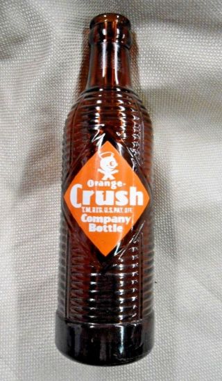 Vintage Orange Crush Pop Soda Bottle