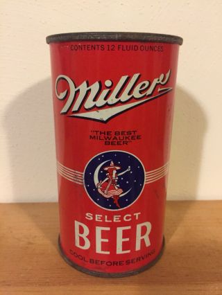 Miller Oi,  Irtp Flat Top Beer Can,  Miller Brewing Co.  Milwaukee,  Wi