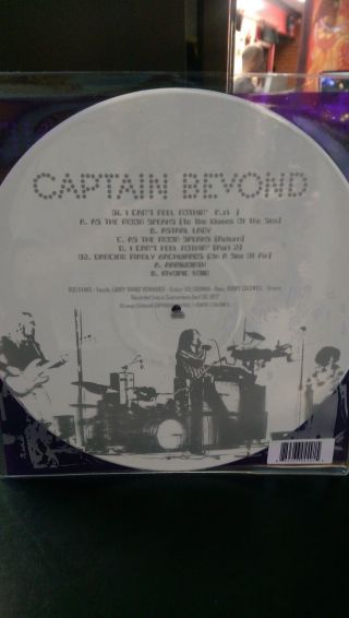 CAPTAIN BEYOND 04.  30.  72 Etched White Vinyl LP Limited Edition Psych Space Rock 4