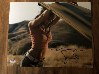 Megan Fox Sexy Signed 11x14 Transformers Photo Autographed PSA/DNA Authentic 2