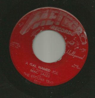 Rockabilly - Mac Sales / Mac & Jake - - A Gal Named Joe - Hear 1955 Meteor 5022