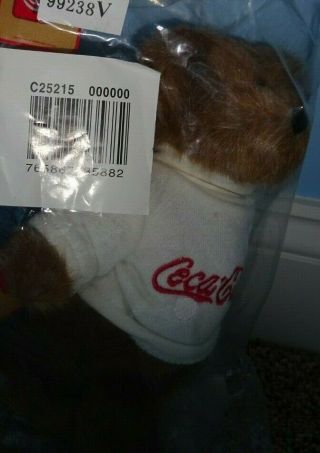 Retired Two Boyds Bears with Coca Cola t - shirts NIB 5