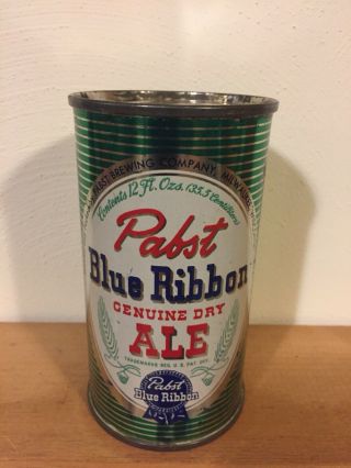 Pabst Blue Ribbon Gd Ale,  Flat Top Beer Can,  Pabst Brewing Co.  Milwaukee,  Wi
