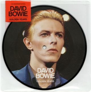 David Bowie - Golden Years Limited Edition 40th Anniversary Picture Disc 7 "