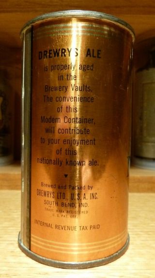 Drewrys Ale OI Flat Top Beer Can - USBC 55 - 25 - STUNNING 2