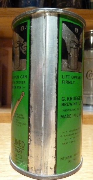 Krueger Cream Ale OI Flat Top Beer Can - Lilek 468 - - K - MAN 3