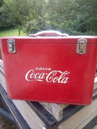 Vintage Coca - Cola Airline Cooler 1940s - 1950s